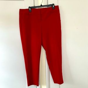 Worthington petite red suit pants size 14P